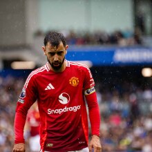 Bruno Fernandes of Manchester United in action