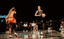 Sabrina Ionescu #20 of the New York Liberty