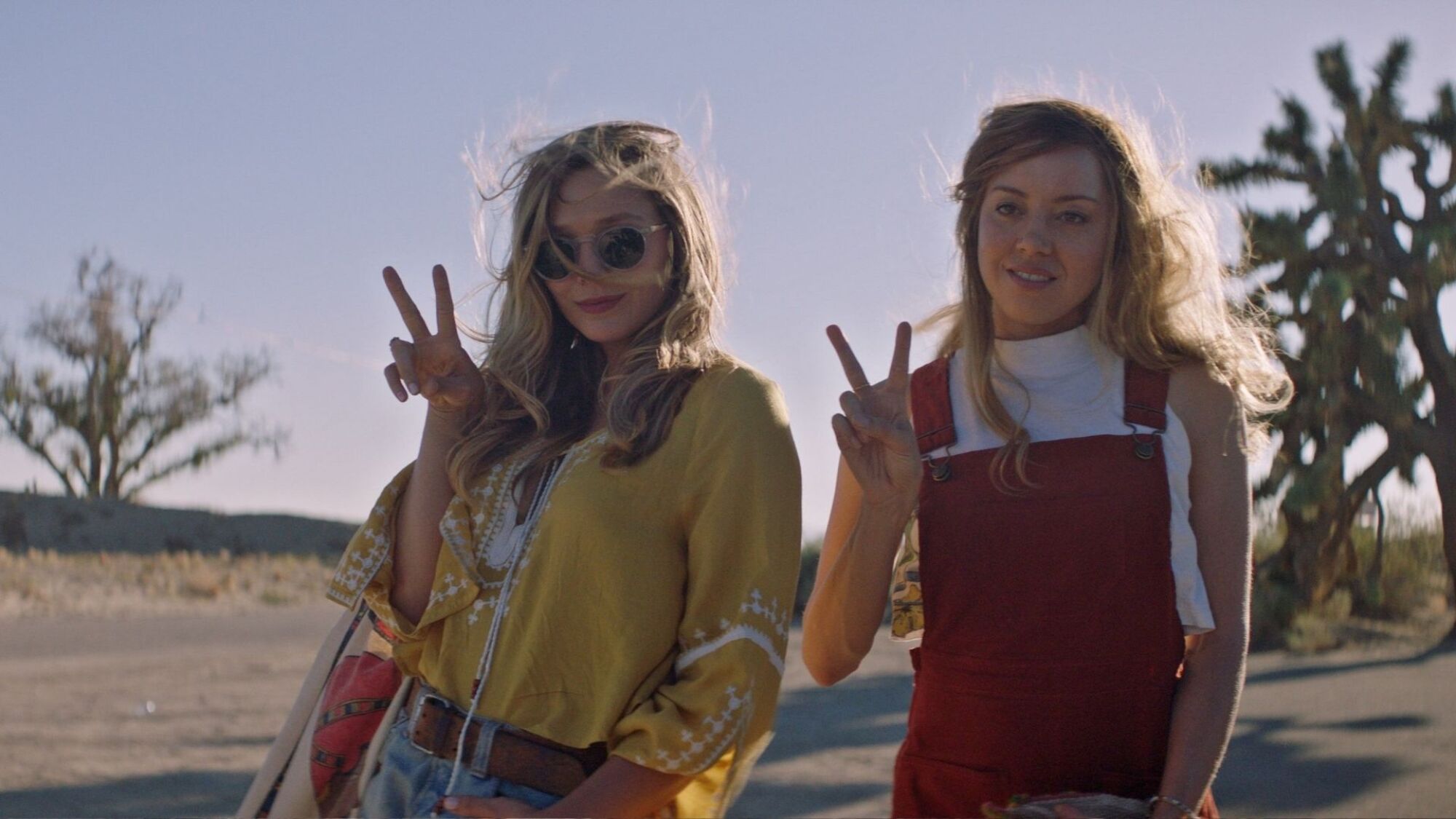 Elizabeth Olsen and Aubrey Plaza in "Ingrid Goes West"