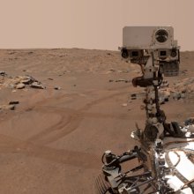 the Perseverance rover on Mars