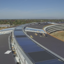 Stunning new drone footage offers sneak peek at Apple's 'Spaceship' campus