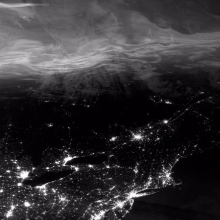 A satellite in space just saw ghostly auroras dance above Earth