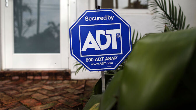 ADT sign in yard