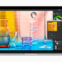 an m2 apple macbook air running image-editing software