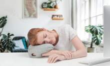 Need a nap? Try these go-anywhere pillows from Ostrichpillow on sale.