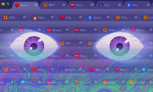 eyes superimposed on hundreds of porn tabs