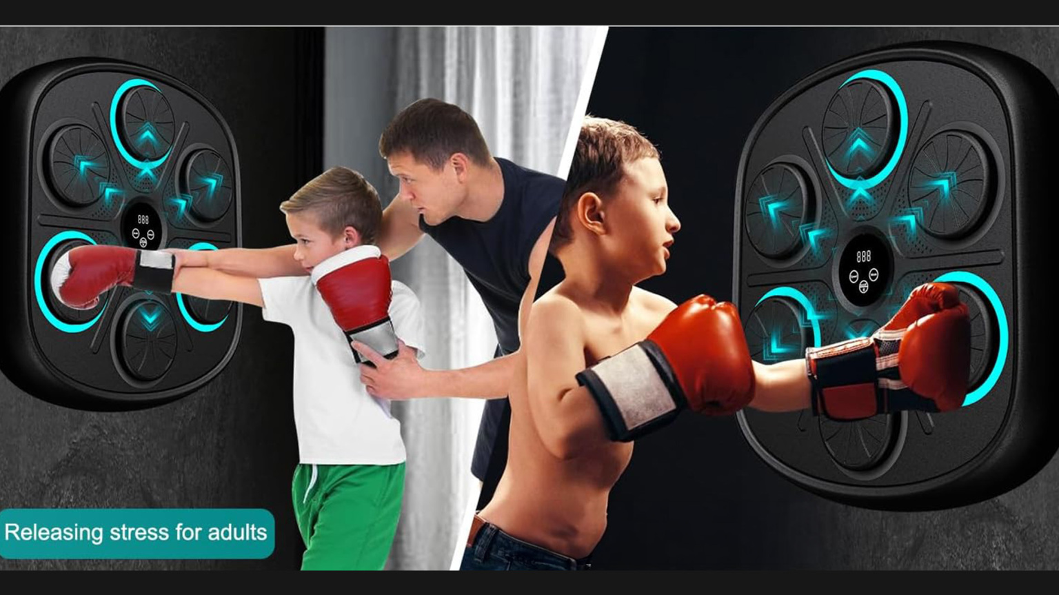 athletes using Smart Music Boxing Machine