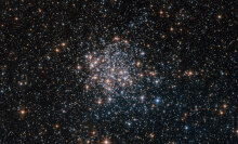 New Hubble telescope photo shows brilliant star cluster within a nearby galaxy