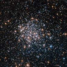 New Hubble telescope photo shows brilliant star cluster within a nearby galaxy