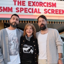 M.A. Fortin, Linda Blair, and Joshua John Miller at a special screening of "The Exorcism."