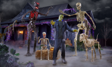 decorations from home depot's 2024 halloween collection