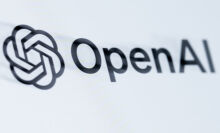 OpenAI logo on the screen of a smartphone