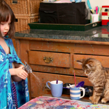 A cat helped transform how this girl with autism communicates