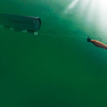 Add some excitement to your fishing trip with this underwater camera