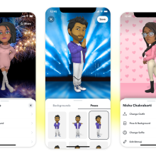 Snapchat profiles will feature full-body 3D Bitmojis and backgrounds