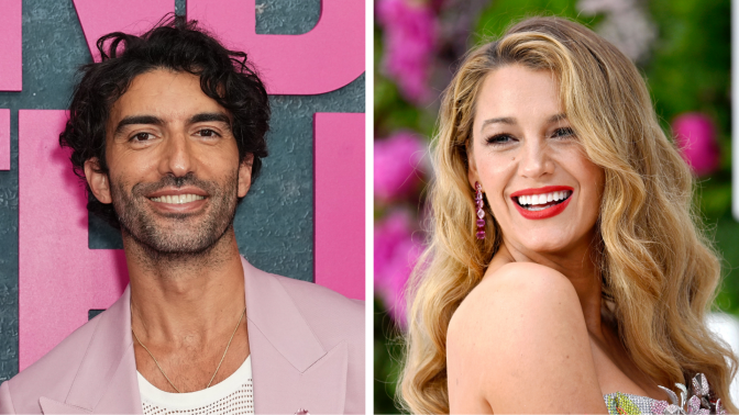 Justin Baldoni and Blake Lively.