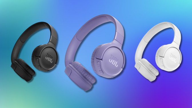 jbl headphones against a blue background