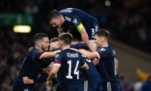 Scotlands Scott McTominay celebrates