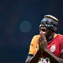 Victor Osimhen of Galatasaray in action