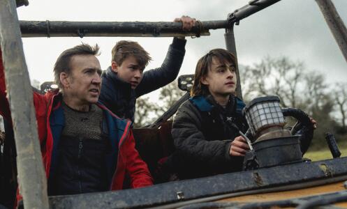 Nicolas Cage, Jaeden Martell, and Maxwell Jenkins star in "Arcadian."