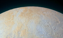 Take in the beauty of Pluto's frozen north pole canyons