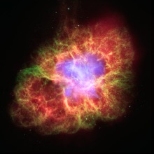 The aftermath of an exploded star.