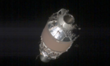 A view of the large rocket debris captured by the Astroscale ADRAS-J spacecraft.