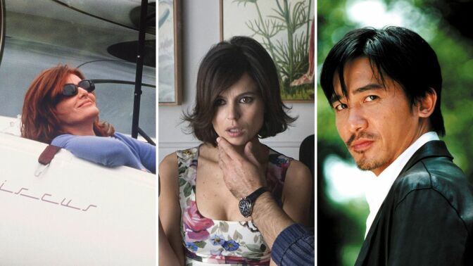 Rene Russo in "The Thomas Crown Affair," Elena Anaya in "The Skin I Live In," and Tony Leung in "Infernal Affairs."