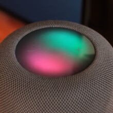 HomePod touch display