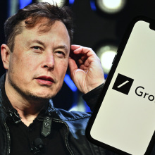 Elon Musk and AI chatbot Grok