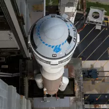 Starliner launching on a ULA Atlas V Centaur rocket