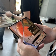 Google Pixel 9 Pro Fold with the screen open