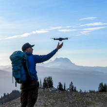 Person using a drone