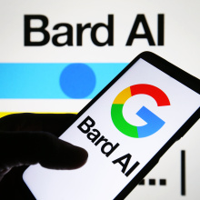 The Google Bard AI logo.