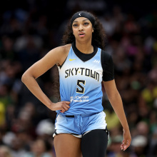 Angel Reese #5 of the Chicago Sky