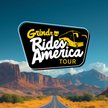 Grindr Rides America Tour logo 