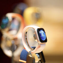 Apple Watch on display