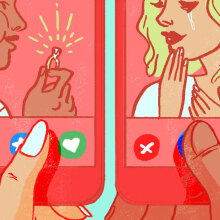 Tinder really, really wants you to think you’re swiping around for lasting love