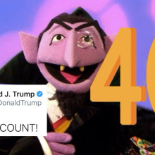 The Count from 'Sesame Street' is the perfect foil to Trump's bonkers election strategy