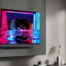 Samsung tv in a modern living room