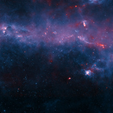 The Milky Way's cold clouds glow in huge, new cosmic map