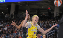 Cameron Brink #22 of the Los Angeles Sparks