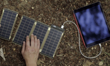 Charge your smartphone in 2 hours with this paper-thin solar panel