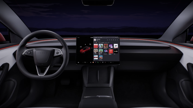 Tesla Model 3 interior