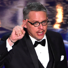 'Big Short' director seems to make barely veiled pitch for Bernie Sanders at the Oscars -- but it's not