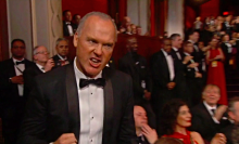 Did you catch Michael Keaton's NSFW moment at the Oscars?