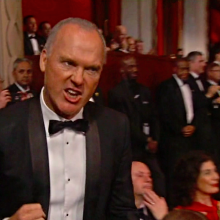 Did you catch Michael Keaton's NSFW moment at the Oscars?