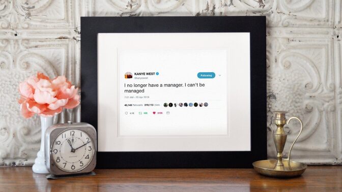 This service turns your favorite tweets into a piece of art