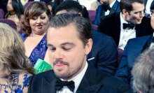 Leonardo DiCaprio was so excited for these Girl Scout cookies