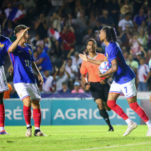 France team members celebrating